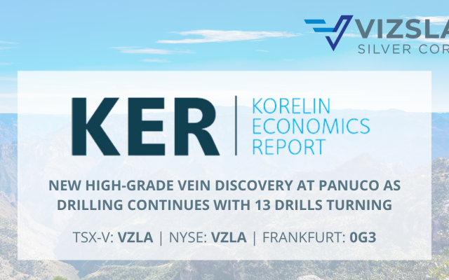Korelin Economics Report | New High-Grade Vein Discovery At Panuco As Drilling Continues With 13 Drills Turning